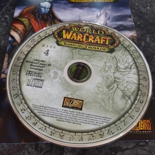 PC Game DVD World of Warcraft The Burning Crusade Expansion Set