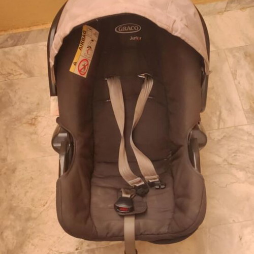 Evo Trio 3-in-1 stroller used with carrycot and car seat