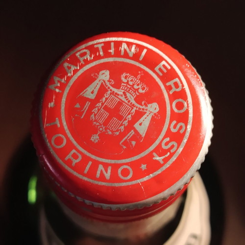 Martini Rosso vermouth sealed from the 70s