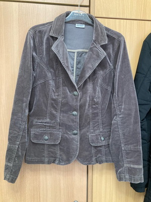 Elastic spring jacket like new, size M/L, brown