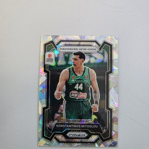 Konstantinos Mitoglou Euroleague Prizm cracked ice card like new