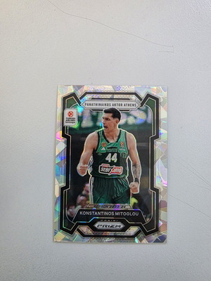 Konstantinos Mitoglou Euroleague Prizm cracked ice card like new