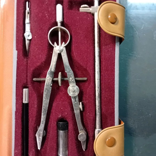 West Germany compass set used, 1970s