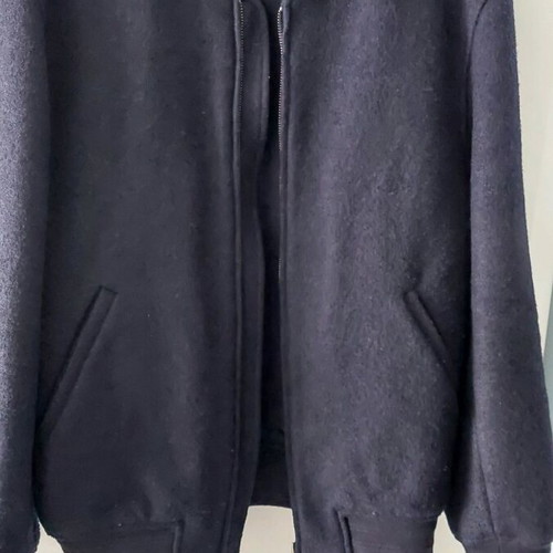 H&M men's wool jacket dark blue No50 like new