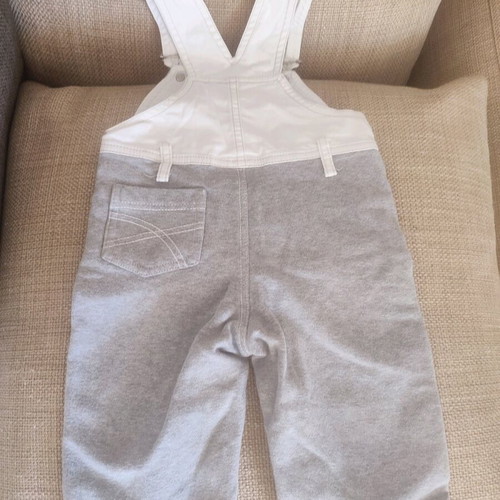LAPIN HOUSE baby overalls for 6 months in neutral colors