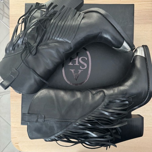 Ash black boots like new, size 37