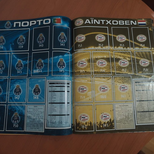 Europe's Champions 2005/06 sticker album like new