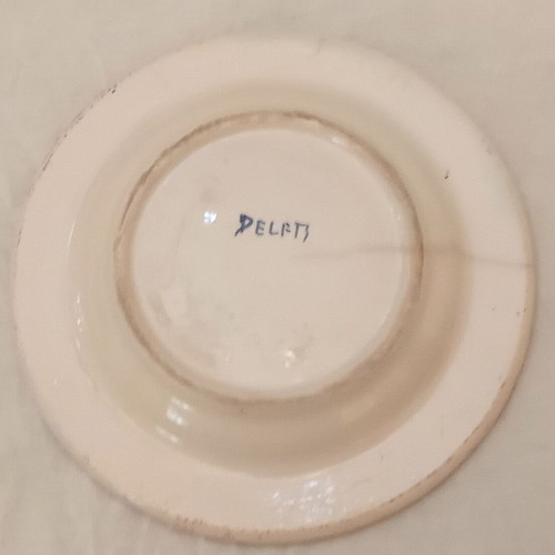 Henri Wintermans Ceramic Cigar Ashtray used, Delft Blue Netherlands
