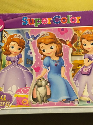 Puzzle Sofia the First Clementoni used, 60 pieces, age 5+