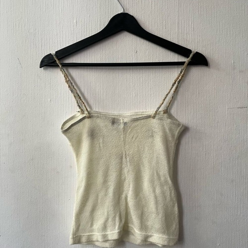 Knitted top Voulgaridis used, white, no S-M