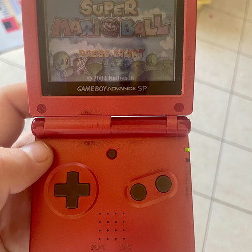 Nintendo Advance SP handheld console