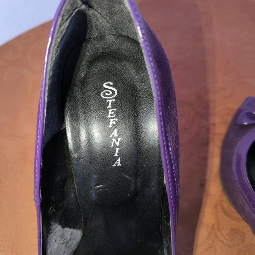 Stefania purple pumps like new, size 39