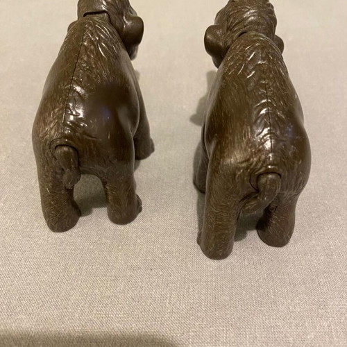 Playmobil baby elephants and baby monkeys used