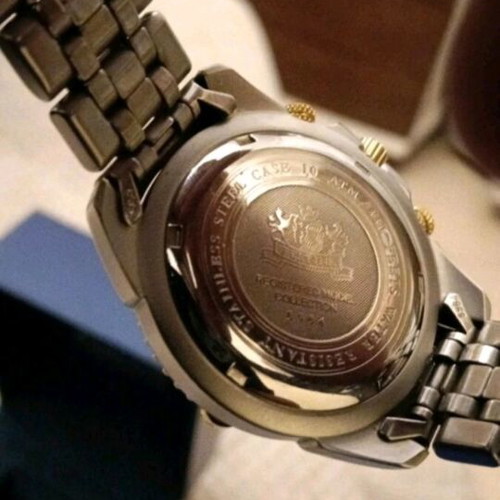 Festina men's watch used 30mm gold and silver