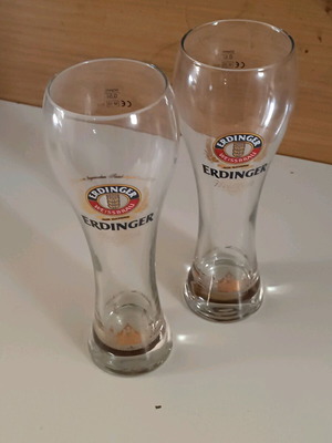 Ποτήρια μπύρας Erdinger 0,5l πακέτο 2 τεμαχίων καινούργια