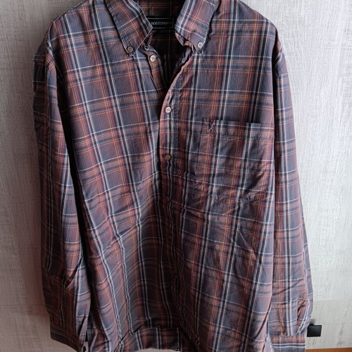 The Bostonians thin shirt used, size L, brown and orange