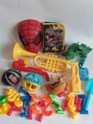 Boys toys set used, assorted items
