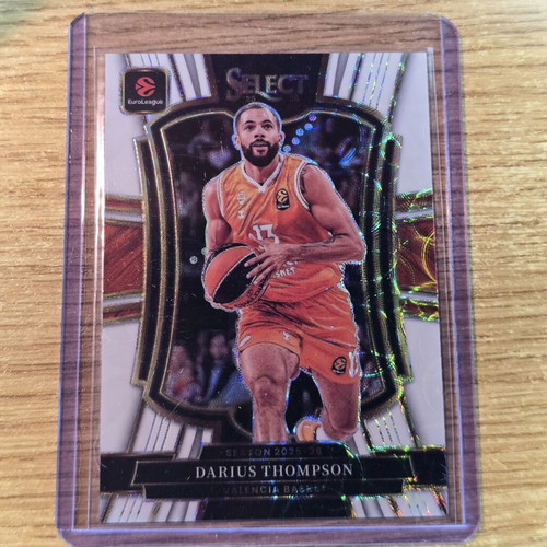 Darius Thompson White Scope/35 Euroleague Select 2025-2026 card
