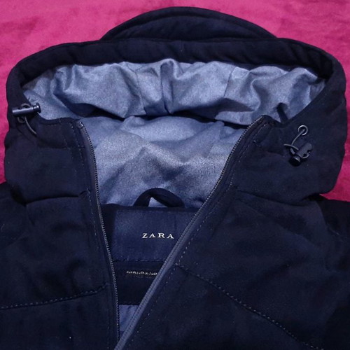Zara jacket used, black, size XL