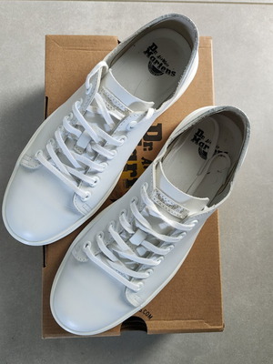 Dr. Martens Dante Venice sneakers like new, white leather, size 41