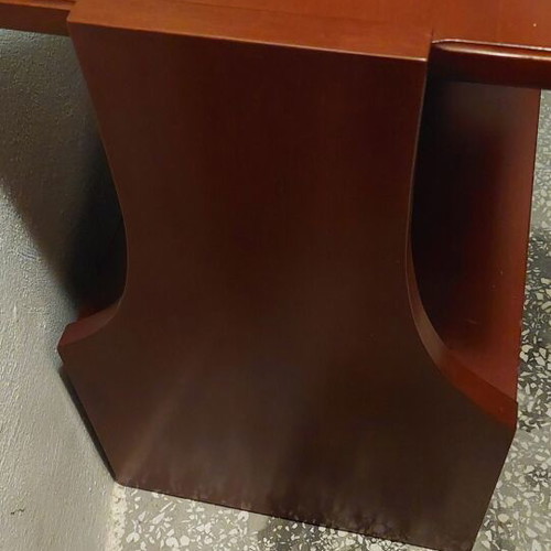 Solid walnut table, Varagki design, handmade, 1999