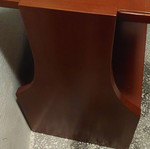 Solid walnut table, Varagki design, handmade, 1999