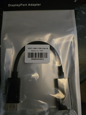 DisplayPort to Hdmi Cable new