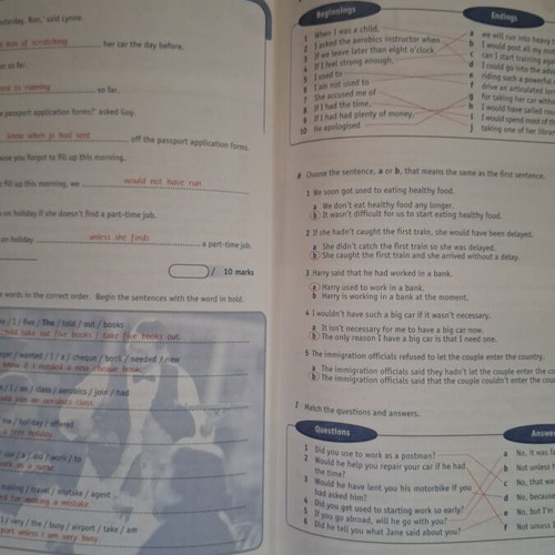 Link Intermediate Test Book by Nicholas Stephens like new