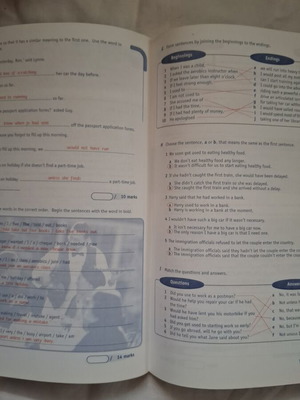 Link Intermediate Test Book by Nicholas Stephens like new