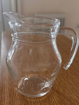 Γυάλινη κανάτα 500ml, διάφανη, καινούργια