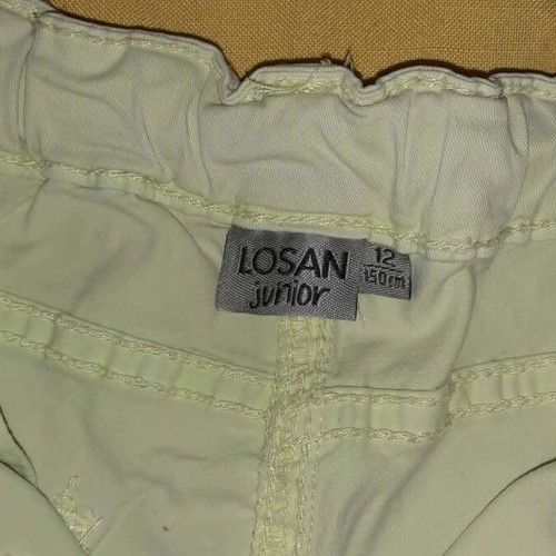 Losan Junior Girl Yellow Denim Shorts like new, size 12