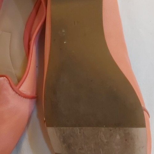 Fabric ballerina shoes used, size 40-40.5, pink