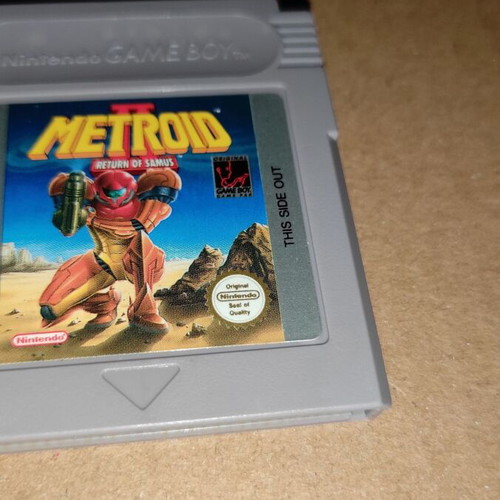 Metroid 2 Return of Samus Game Boy cartridge used, Nintendo action game