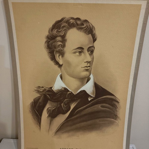 Set of 1822 heroes on large thick paper 60x45 new