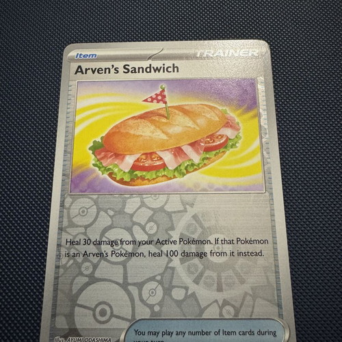 Arven's Sandwich NM reverse holo Pokémon card
