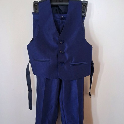 Children's suit like new, blue, 3 pieces for 4 years old