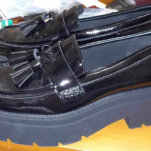 Zara shoes new black leather size 39.5