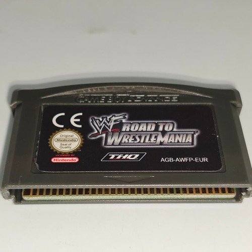 Nintendo GBA WWF Road To Wrestle Mania cartridge like new