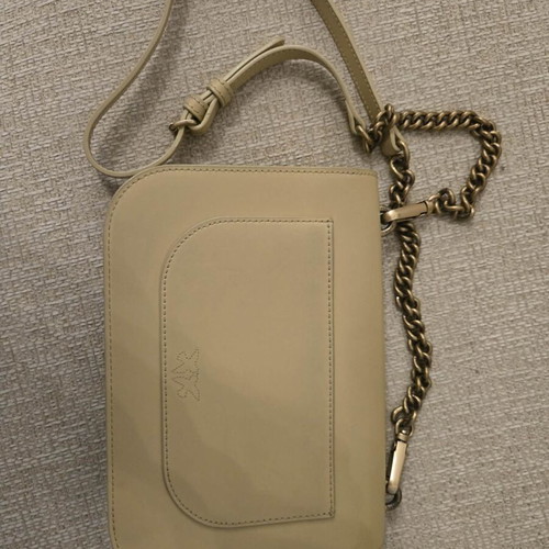 Leather bag Pinko like new, beige