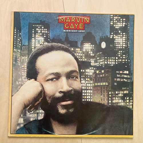Marvin Gaye Midnight Love vinyl LP used, R&B Soul