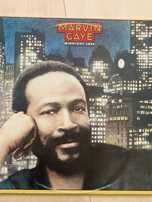 Marvin Gaye Midnight Love βινύλιο LP μεταχειρισμένο, R&B Soul