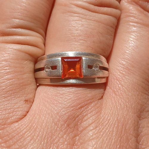 925 silver ring, 17mm