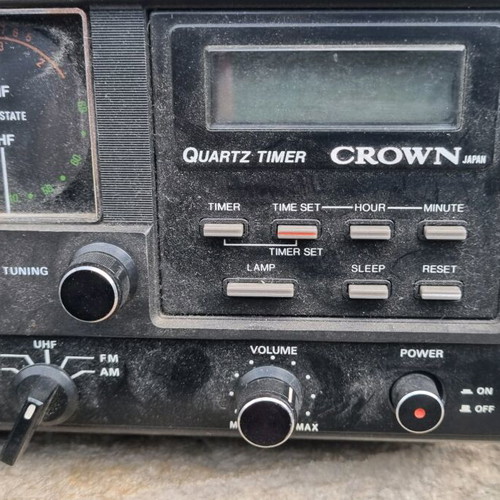Old cassette TV used