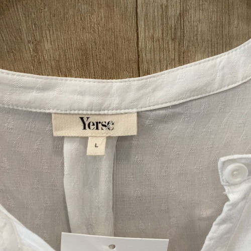Yerse white viscose shirt, premium quality, like new