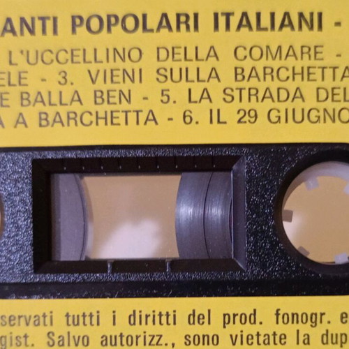 Κασέτα Canti Popolari Italiani - Gruppo Folk I Paesani μεταχειρισμένη