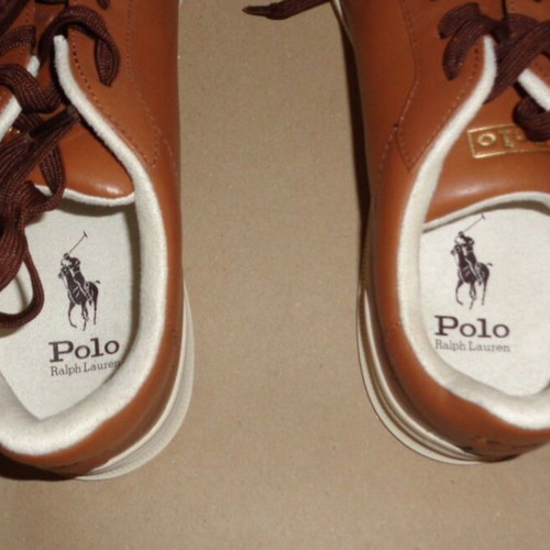 Polo Ralph Lauren Heritage Court II shoes brown new, size 45