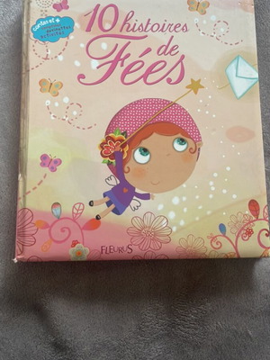 Children's French book 10 histoires de fées used