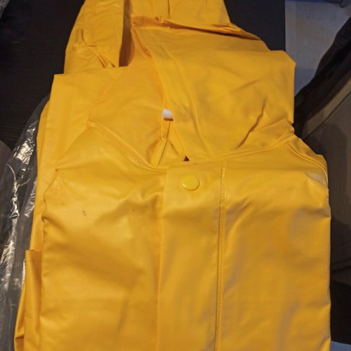 Yellow waterproof set nitserida new, fishermen work suit
