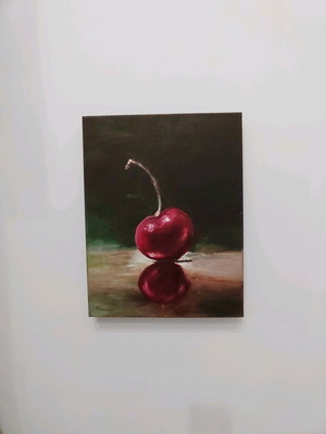 Spanou oil painting on canvas like new, 46x37 cm