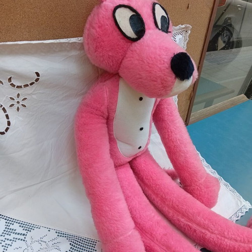 Pink Panther plush vintage 85 cm used collectible toy